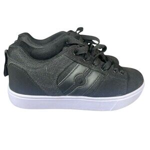 Heelys‎ Racer 20 Skate Shoes Youth 6 Black Roller Sneakers w/ Wheels EU 38